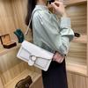 2025 One-shoulder Cross-body Bag High-end Leather All-matching Fashionable Small Square Popular Underarm