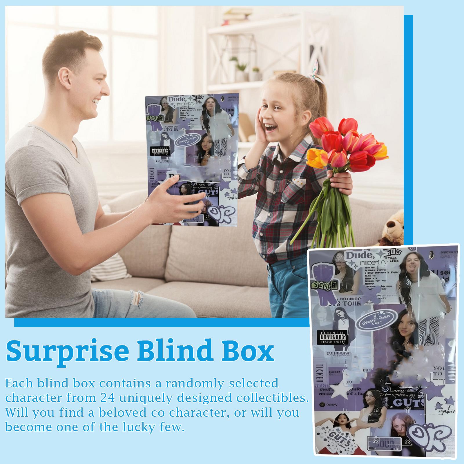 

2D Plane Pendant Airplane BoxBlindBox Hole Fun BlindBox Christmas BlindBox Gift Toy Christmas Countdown Calendar BlindBox One Size