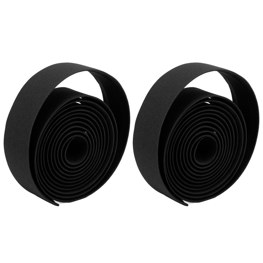 2Pcs Bike Handlebar Tape Comfortable NonSlip SweatProof Durable Bicycle Bar Tape for Road Bikes Cycling(Black )