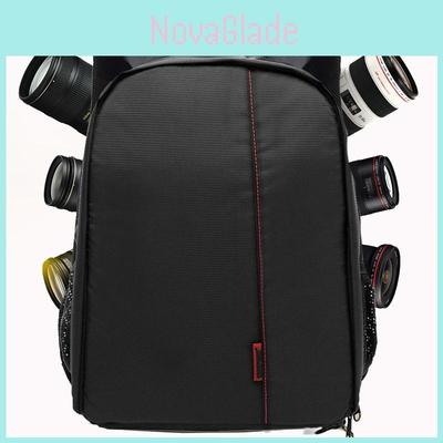 Photography Backpack With Anti Splashing Water Nylon Material For Dslr Cameras And Travel Use