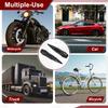 PATIKIL 4pcs Spike Shape Tire Valve Stem Caps 60MM Aluminum Alloy Wheel Valve Caps
