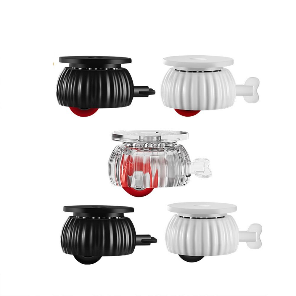 4Pcs Heavy Duty Universal Wheel Soft Rubber Furniture Caster Universal Swivel Caster Office Chair