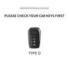 PU Car Remote Key Case Cover For Toyota Fortuner CHR Hilux Camry Land Cruiser 200 RAV4 Highland Corolla Crown Keychain Holder