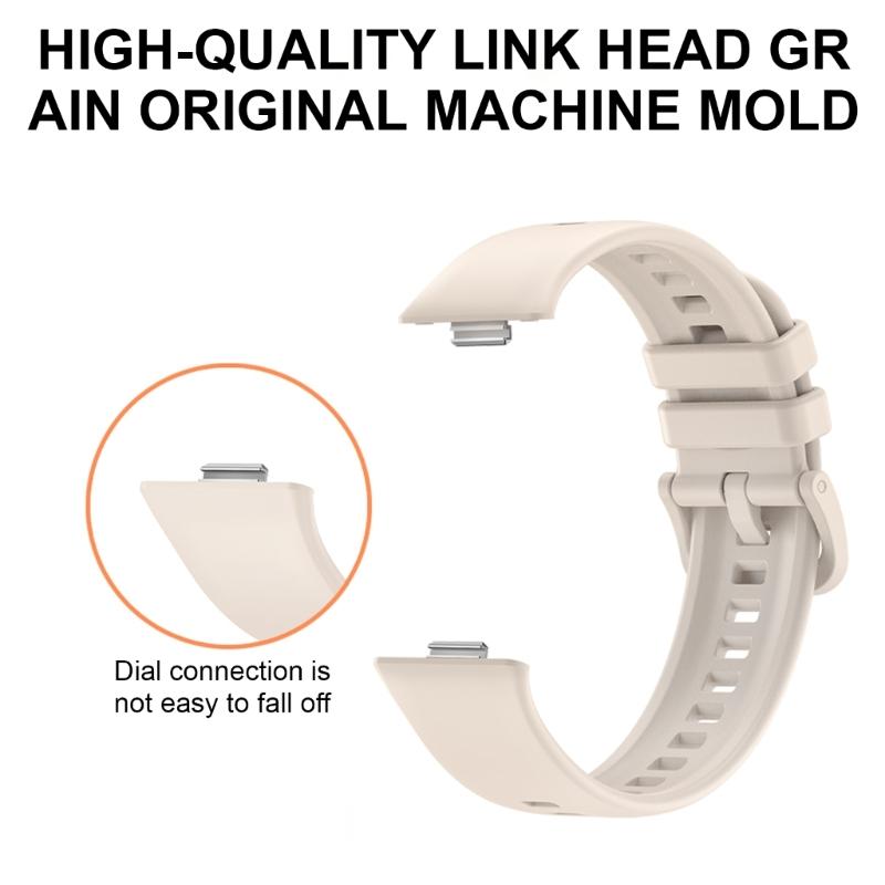 Upgrades Silicone Watch Band Flexible Silicone Watch Strap Stylish Silicone Watch Band Portable Strap for Watch fit3