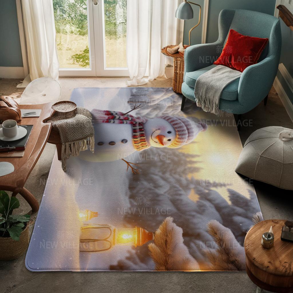 Koberec ke vchodu do domu Rohožka ke dveřím do domu Obývací pokoj Vana Koupelna Protiskluzové koberce s absorpcí vody vana Veselé Vánoce zima