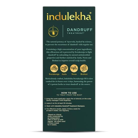 Indulekha Svetakutuja Dandruff Treatment Scalp Serum 30ml |Ayurvedic serum for dandruff treatment