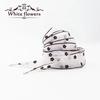 Love Flower Shoe Laces Polka Dot Ribbon Women Shoelaces for Sneakers Flat Sike Long Laces 80/100/120/140CM Shoe Accessories