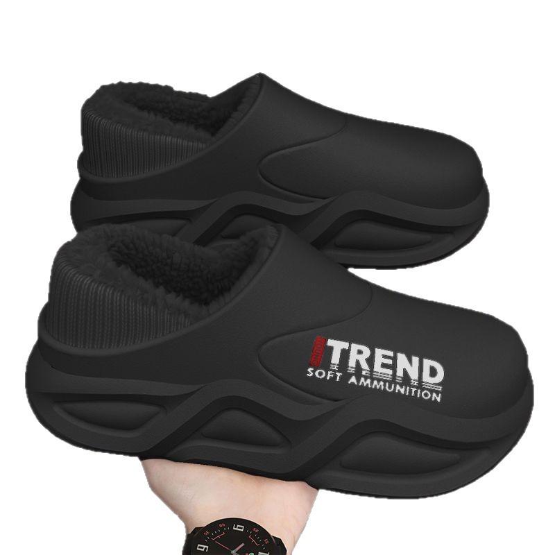Waterproof Thick-soled Cotton Shoes Are Velvet To Keep Warm and Non-slip. Winter 2025 New Cold-proof Plush Labor Insurance Shoes Are Antifreeze.