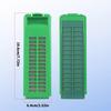 Pack of 2 Replacement Filter Box Washing Machines Spare Part Appliance Filter for Efficient Dirt and Hair Filtration
