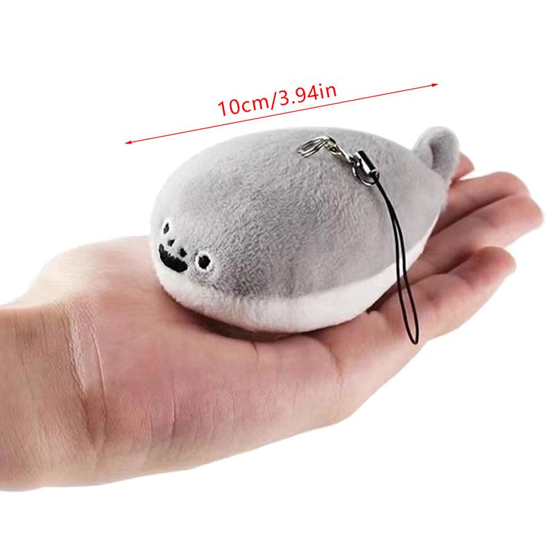 Squeaky Sakaban Turtle Doll Keychain Cute Cartoon Mini Pendant Soft-Shelled Girl Woman Bag Doll Plush Toy Key Ring Jewelry Gift