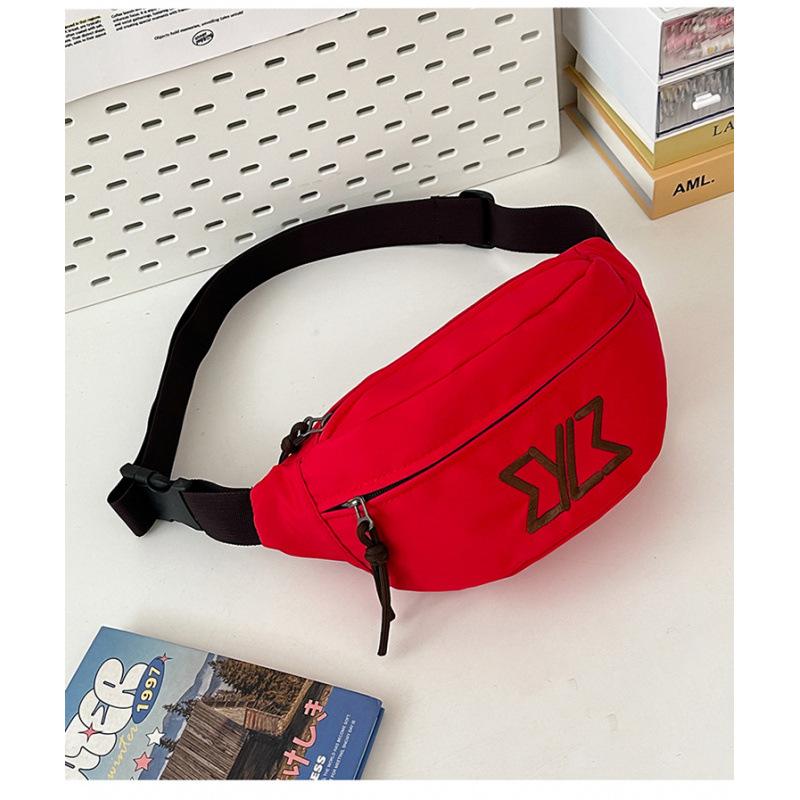 Women's Breast Bag Versatile Fashion Couple Mobile Phone Fanny Pack Men's Cool Large Capacity Sports and Leisure Messenger Bag