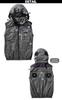 [Musashino Uniform] Murakami Clothing Mid-Fun Hooded Vest (Sold Separately) V1129 Comfort Wear Air-Conditioned Workwear with Straps <025-V1129-S> (38-