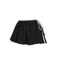 Candini Black Seersucker Wrap Skirt