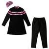 Plus Size Women Muslim Muslimah Swimwear Full Coverage Women Swimming Suit Conservative Highly Elastic Comfortable 3 Pieces Beachwear 3XL-8XL