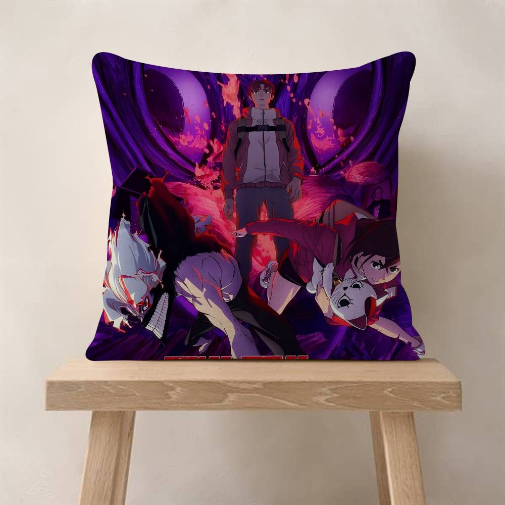Anime DDandadan Characters Pillow Gift Home Office Decoration Bedroom Sofa Car Cushion Cover Case 45x45