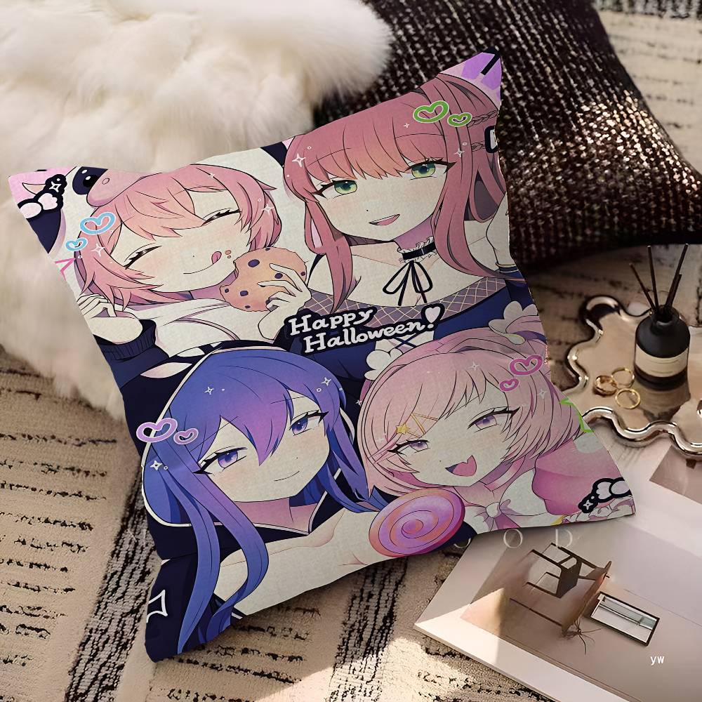 Anime Game DDLC D-Doki Pillow Cover Sofa Cushion Cover Home Room Decoration Children Gift