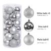 New Style Electroplated Christmas Tree Ornament Balls - 3/5/6/8cm