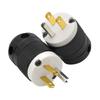US Industrial Plugs 15A 125V Suitable for Home Office Workshop Applications Efficients Energy Transfer   Usage