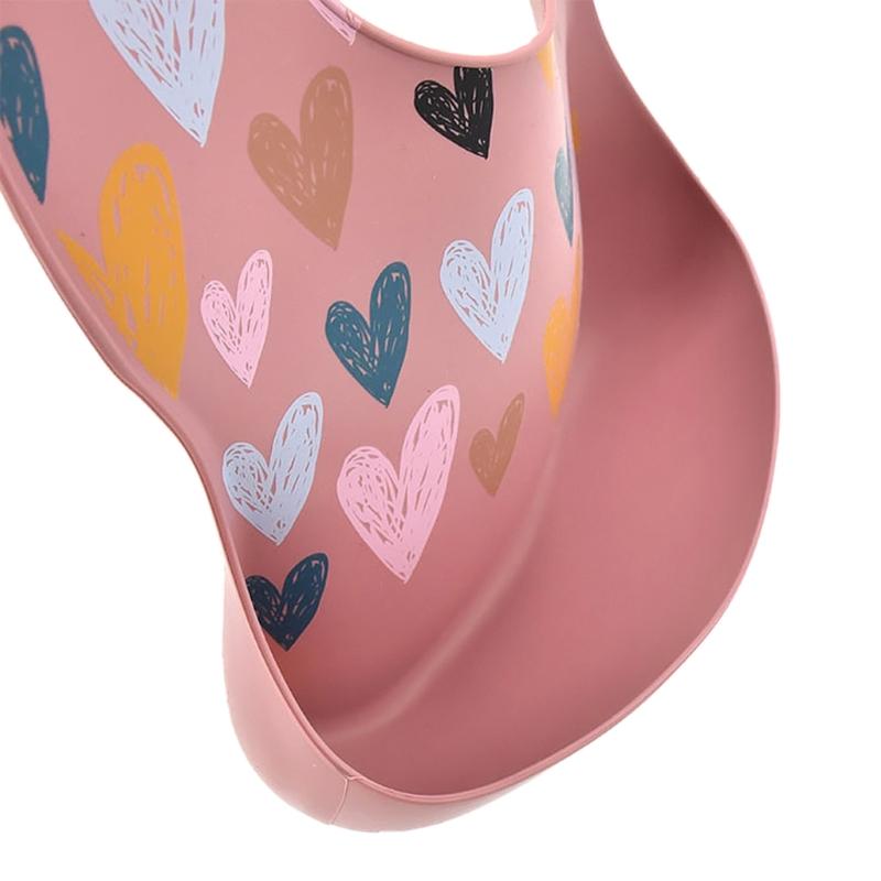 Toddler Silicone Bibs Baby Kids Girl Boys Waterproof Feeding Bib for Toddler Keeps Stains Off Easily Wipe Clean