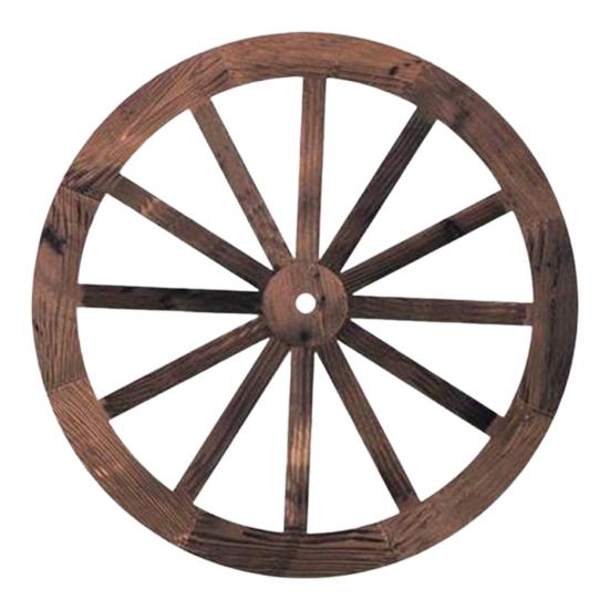Wooden Wagon Wheel Wall Decor Retro Wheel Wall Art Vintage Farmhouse Old Western Hanging Ornaments for Home Office Cabin Western Themed Decor
