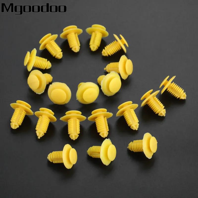 

Mgoodoo 20Pcs For Rover 75 ZT Car Clips Sill Kick Plate Cover Trim Retainer Fasteners Yellow For Rover 75 ZT EKM100270 D164