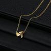 Trendy Heart-Shaped Alphabet Pendant Necklace
