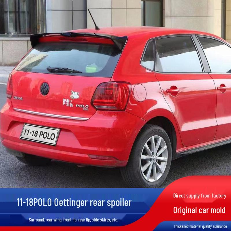 Неразрушающая установка: Задний спойлер Oettinger для Polo 11-18, Совместим с Golf 6 Polo 2011-2018