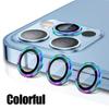 3Pcs Metal Lens Protector Glass for IPhone 16 13 12 11 14 15 Pro Max Mini Back Camera Lens Protection for IPhone 14 15 16 Plus 4
