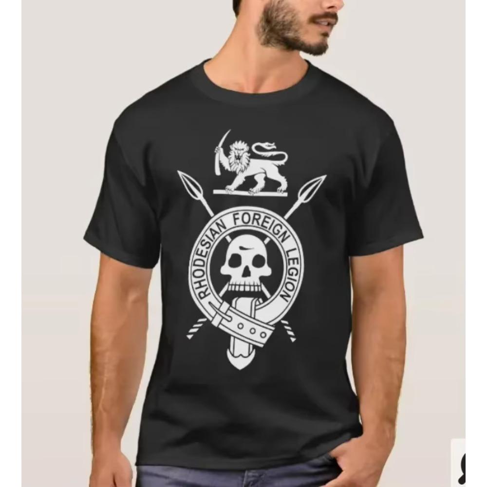 Rhodesisk Fremmedlegion Lett Infanteri RLI Veteran T-skjorte Ny 100% Bomull Rund hals Kortermet Casual Herre T-skjorte Størrelse S-3XL