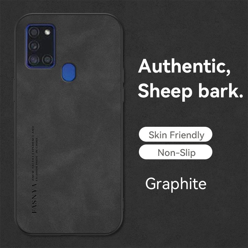 

Чехол для Samsung A21S с мягкой рамкой, противоударный, текстурированный, кожаный чехол для телефона Samsung Galaxy A21S A 21S A21 S, силиконовая задняя крышка For Galaxy A21S