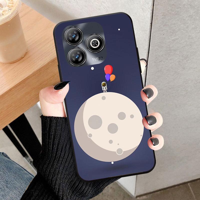 Für ZTE BLADE A75 4G Hülle Coque Luxus Stoßfest Weiches TPU Silikon Handyhülle Für ZTE BLADEA75 Fundas Capa Modehülle
