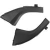Motoforti Windshield Wiper Cowl Cover Trim, Front Wiper Cowl Trim Panel, for Toyota RAV4 2006-2012, Plastic, No.53866-42012/53867-42012, Black, 2pcs