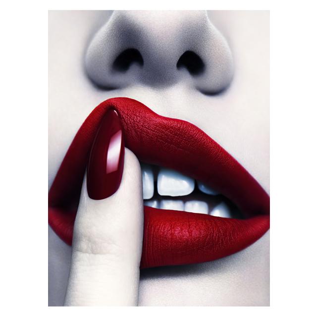 Art Red Lips Canvas Painting Print Pictures Lovers Girl Fire Money Wall Art Poster Modern for Living Room Office Bar Home Decor