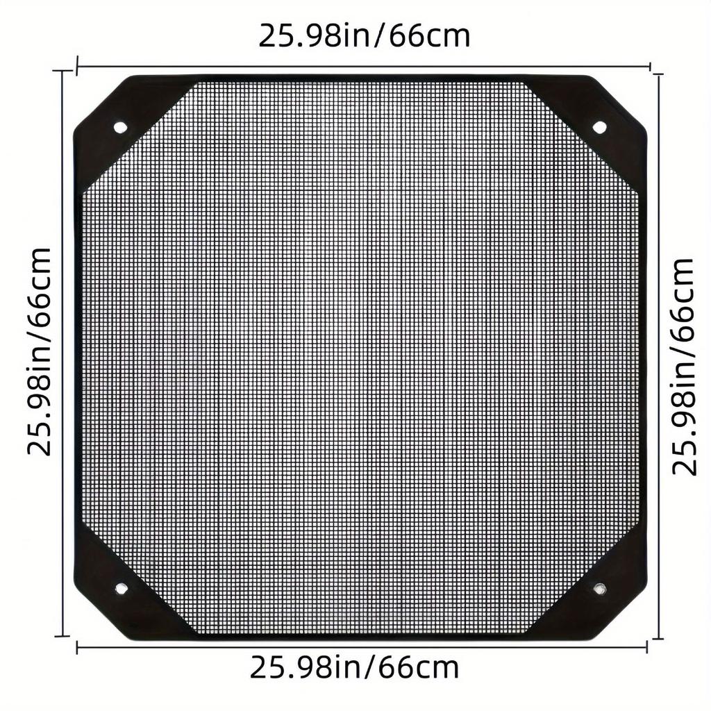 1pc, PVC Outdoor Air Conditioner Cover - Waterproof, Breathable Mesh Ventilation - Dust & Debris Protection Accessory.