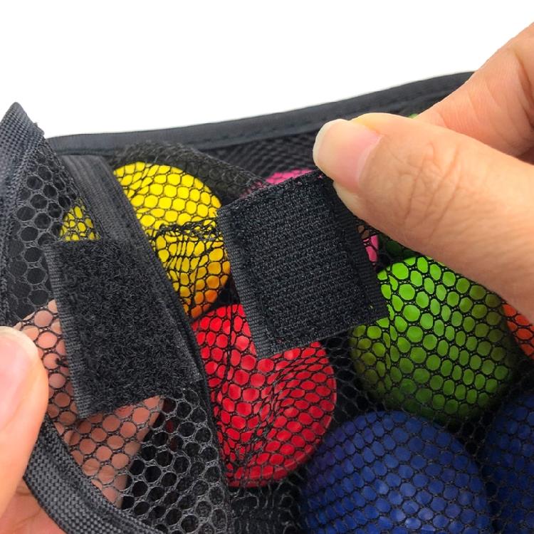 Water Resistant Golf Ball Organizer High Capacity Golf Ball Organizer Bag for 18 Balls Sports Equipment