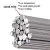 10-40pcs Aluminum Welding Rods 1.6/2.0mm Low Temperature Easy Melt Aluminum Welding Wire Flux Core Suitable for Soldering