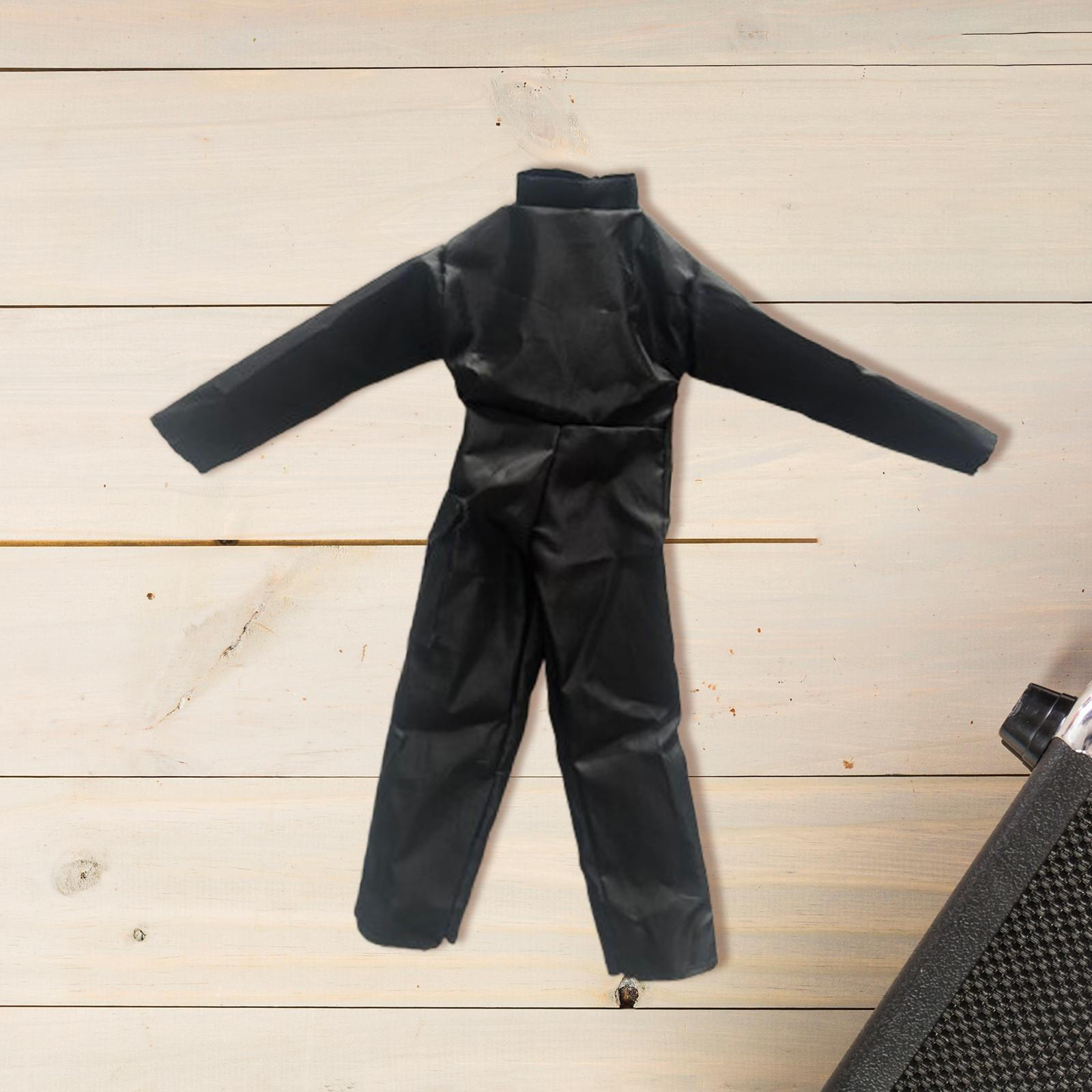 

1/6 Масштаб Кукла Комбинезон Фигурка Костюм Стильная Одежда Миниатюрный Косплей для чёрный