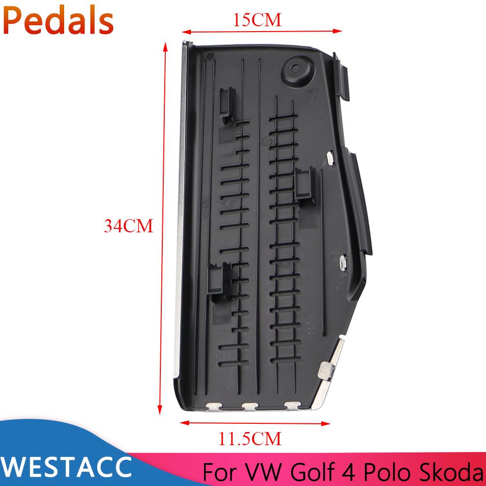 Pedale de mașină Husa pentru pedală de sprijin pentru frână pe gaz pentru Volkswagen Vw Polo Golf 4 Bora Beetle RSi GTI R32 pentru SEAT Leon 1M Toledo