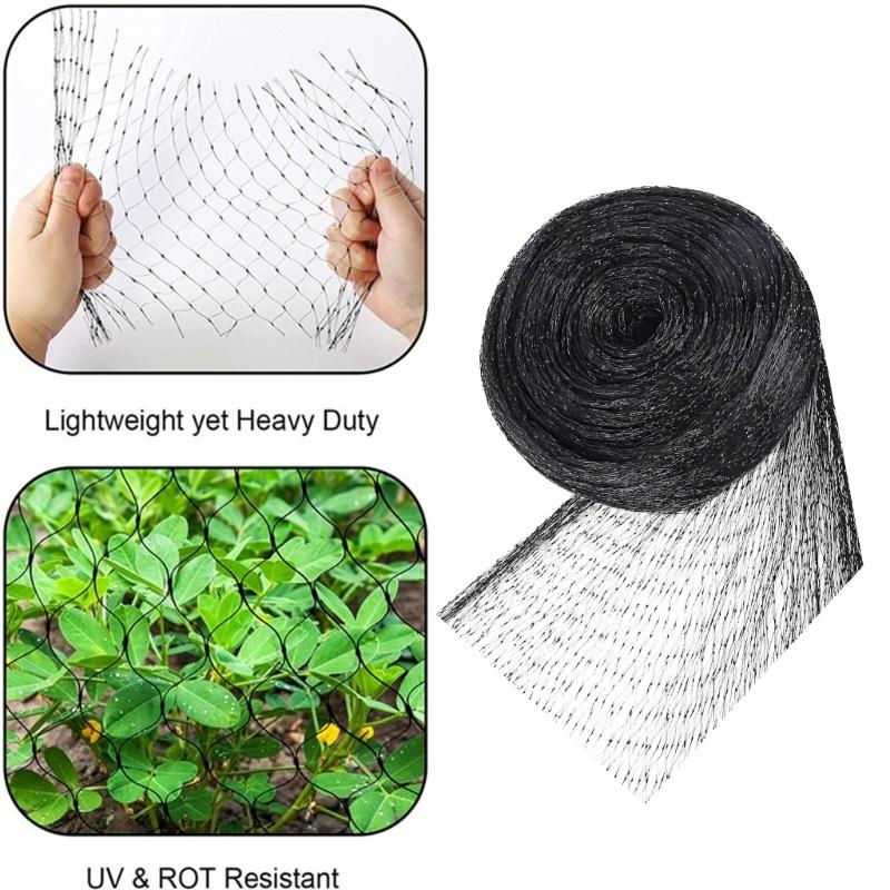 Thick Bird Exclusion Net Plant Orchards Fruit Protecting Meshes Reusables Garden Bird Net Protects Fruits Vegetables