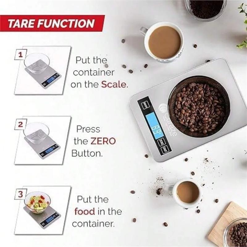 10000g/ 0.1g Electronic Scales Digital Kitchen Scale Coffee Balance Kitchens Accessories Bakeware Measuring Tools & Scales & Weight Precision