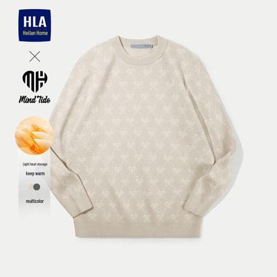 HLA Herren Jacquard Strickpullover