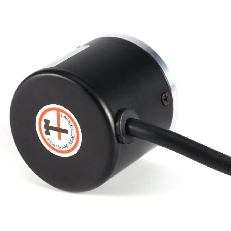 Sattie 600P / R 5V-24V Rotary Encoder, 6mm Shaft, AB 2-Phase, Incremental Encoder for Speed, Angle & Acceleration Measurement