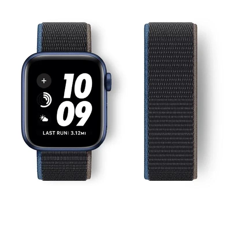 Nylon loop Strap For Watch Band Ultra-2 49mm 44mm 40mm 45mm 41mm Sport pride Bracelet iwatch bands Series 9 8 se 7 6 5 4 3
