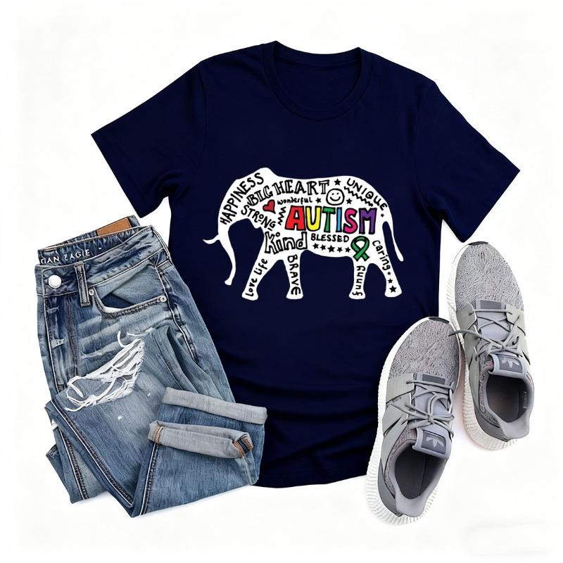 Autism Elephant Shirt Autism Awareness Shirt Autism Support TShirt Gift For Special Education Teacher Special Education Tee S
