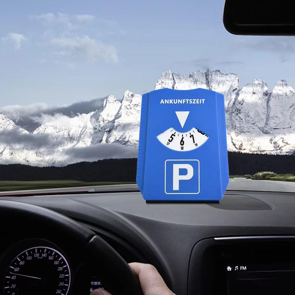 Ice Scraper Function Parking Timer PS Material Parking Meter Time Display Disc  Parking Use