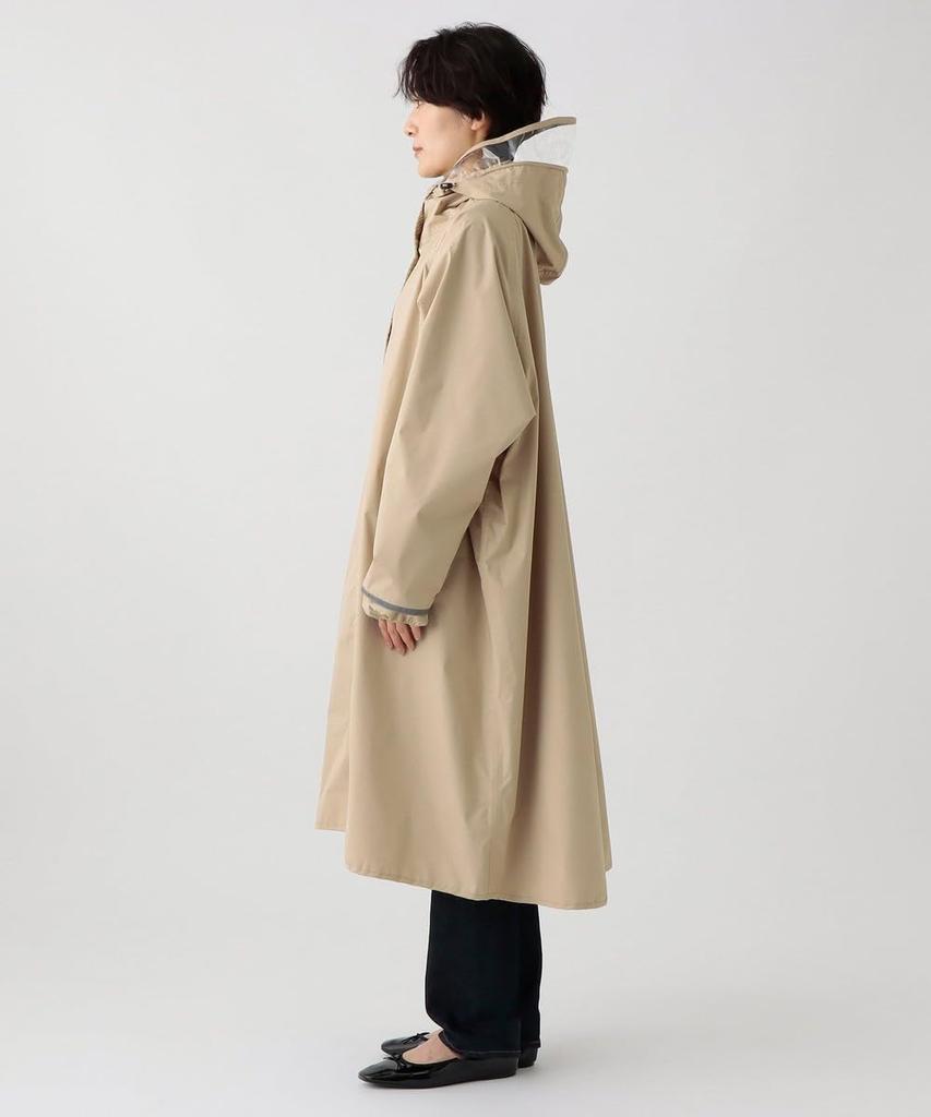 Afternoon Tea Living JK16 Beige Raincoat/Poncho Tent-Line Raincoat,