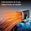 Car Heater Fan 12V/24V Electric Cooling Heating Fan Windshield Defogging Demister Defroster Efficient Portable Car Supplies