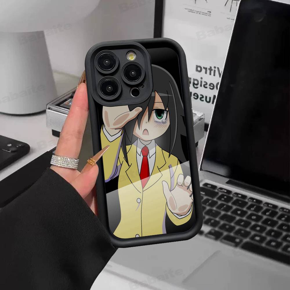 Watamote K-Kuroki T-Tomoko Phone Case For IPhone 17 16 15 14 13 12 11 Pro Max Plus Silicone Shockproof Case