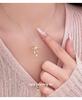 Cui Yan S925 Sterling Silver Korean Bow Pearl Necklace - 2025 Trendy Sweet Clavicle Chain for Women