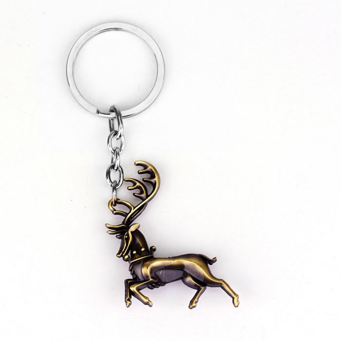 Classic Movie Dragon Shape Keychain Wolf Head Pendant Fashion Trend Bottle Opener Keyring for Fan Collectible Accessories